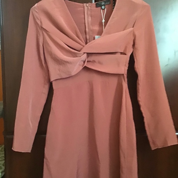 Missguided pink long sleeve dress xs (nwt) - Picture 6 of 6